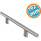 Nzb Mobilya Mutfak Çekmece Dolap Kapak Kulpu Kulbu 192 mm Inox Metal Kulp