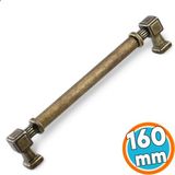 Nzb Mobilya Mutfak Çekmece Dolap Kulpları 16 cm Antik Sarı Eskitme Metal 160 mm
