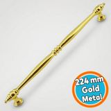 Nzb Mobilya Mutfak Dolabı Çekmece Dolap Kapak Kulpu Düz Metal Kulbu Kulp Kulpları 224 mm Altın 22.4 cm - Gold