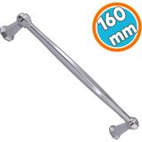 Nzb Mobilya Mutfak Dolabı Çekmece Dolap Kapak Kulpu Düz Metal Kulp Kulbu Kulpu 160 mm Krom