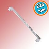 Nzb Mobilya Mutfak Dolabı Çekmece Dolap Kapak Kulpu Kulbu Krom 224 Mm Desenli Metal Kulp