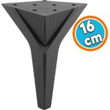 Nzb Mobilya Oturma Grubu Kanepe Çekyat Sehpa Tv Ünitesi Koltuk Ayağı Mat Siyah Baza Ayak 16 Cm