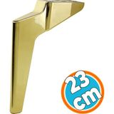 Nzb Mobilya Yükseltici Kanepe Sehpa Tv Ünitesi Koltuk Ayağı 23 cm Gold Altın Baza Ayak