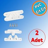 Nzb Pencere Kapı Sineklik Kapama Çıt Çıt Pimapen Pvc Plastik Pratik Tutucu Aparat 2 Adet