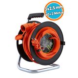 NZB Plastik Makaralı Seyyar Kablo Uzatma Kablosu 3x2.5 mm CCA Kablo 40+2 Metre