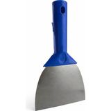 Nzb Plastik Saplı Inşaat Spatulası 12 cm Çelik Ağızlı Duvar Alçı Macun Uygulama Spatula Dayanıklı - 1 Adet - Renkli