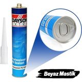 Nzb Poliüretan Pu Mastik Beyaz Genel Amaçlı Silikon 280 ml - 1