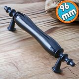 Nzb Porselen Siyah 96 Mm Kulplar Mobilya Mutfak Dolabı Çekmece Dolap Kapak Kulpu Kulbu 9.6 Cm