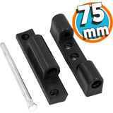 NZB Pvc Plastik Pimapen Pencere Menteşesi 75 mm Siyah Menteşe