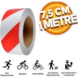 Nzb Reflektörlü Fosforlu Şerit Bant 7.5 cm 1 Metre Ikaz Bandı