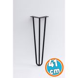 Nzb Sehpa ve Masa Ayağı 41 cm Tekli Dayanıklı Mobilya Destek Ayağı Yükseltici Ayak Modeli Siyah Metal