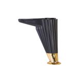 NZB Siyah-gold Mobilya Kanepe Masa Sehpa Ayağı Baza Ayak 12 Cm Siyah-gold