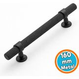 Nzb Siyah Metal Mutfak Dolabı Kulpları 160 mm Çekmece Kapak Kulpu Dayanıklı Tasarım