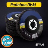 Nzb Siyah Parlatma Diski Döküm Metal Ahşap Yüzeyler Için Pas Boya Sökücü Flap Disk 115 mm - 1 Adet