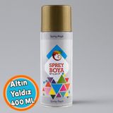 Nzb Sprey Boya Altın Yaldız 400 ml Metal Ahşap Beton Yüzeylere Uygun Hobi Dekoratif Amaçlı Sprey Boya - 1 Adet