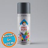 Nzb Sprey Boya Antrasit Gri 400 ml Metal Ahşap Beton Yüzeylere Uygun Hobi Dekoratif Amaçlı Sprey Boya - 1 Adet