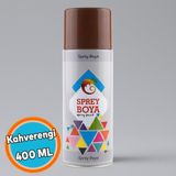 Nzb Sprey Boya Kahverengi 400 ml Metal Ahşap Beton Yüzeylere Uygun Hobi Dekoratif Amaçlı Sprey Boya - 1 Adet