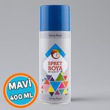 Nzb Sprey Boya Mavi 400 ml – Metal Ahşap Plastik Beton Yüzeylere Uygun Hobi Dekoratif Amaçlı Sprey Boya - 1 Adet