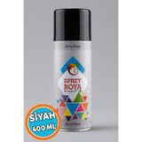 Nzb Sprey Boya Siyah 400 ml Metal Ahşap Beton Yüzeylere Uygun Hobi Dekoratif Amaçlı Sprey Boya - 1 Adet