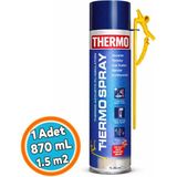 Nzb Sprey Poliüretan Köpük Thermo Acoustic 800 ml Isı ve Ses Yalıtım 1.5 M2 Alan - Krem