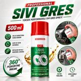 Nzb Su Itici Sıvı Gres Yağlama Spreyi 500 ml Yağlayıcı Zincir Dişli Rulman Makine Bakım Yağı - Şeffaf - 1 Adet