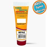 Nzb Tamir Macunu Ahşap Parke Mobilya Dolgu Çatlak Çizik Giderici 200 gr Kullanıma Hazır Macun Beyaz