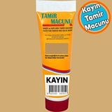 Nzb Tamir Macunu Ahşap Parke Mobilya Dolgu Çatlak Çizik Giderici 200 gr Kullanıma Hazır Macun Kayın