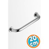 Nzb Tutunma Barı Paslanmaz Çelik Krom Duvar Tipi Banyo Tuvalet Destek Barı Tutma Aparatı 19 mm Çap 20 cm