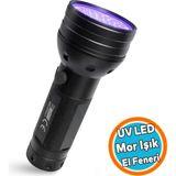Nzb Uv LED El Feneri Alüminyum Gövde Mor Işık Tespiti Klima Gazı Yağ Kaçağı Hijyen Tespiti - 1