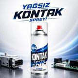 Nzb Yağsız Kontak Spreyi 400 ml | Elektrik ve Elektronik Kontak Temizleyici - Şeffaf - 1 Adet