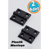 NZB Yaprak Menteşe Plastik 30x30 mm Dayanıklı 2 Adet Set Küçük Dolap Çekmece Kapak Mobilya Menteşe
