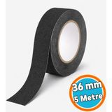 Nzb Zemin Yer Merdiven Kaydırmaz Bant 36 mm x 5 Metre 1. Sınıf Kore Üretimi Güçlü Yapışkanlı Kaydırmaz - Siyah - 1 Adet