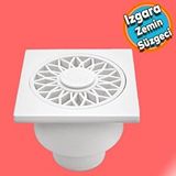 Nzb Zemin Yer Süzgeci Banyo Izgara Balkon Lavabo Pis Su Gideri Kapak Kapağı Alttan Giderli Yer Sifonu