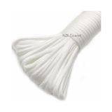 Nzf Paracord Paraşut Ipi 4 mm Beyaz Renk 550 Lb (5 Metre Fiyatıdır)