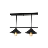 NZL Lighting Maksim Siyah İkili Avize ve Sarkıt Avize