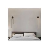 NZL Lighting Modern İkili Siyah Kablosuz Led Pilli Aplik Duvar Aplik ve İç Mekan Aplik