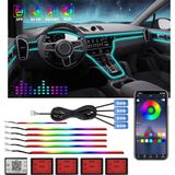 NZM Ticaret Araç Ambians Ortam Led Kontrollü Bluetooth Androıd Ios Newfron
