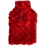 NZM TİCARET Bosphorus Homi Sıcak Su Torbası Kırmızı Renkli,ponponlu Termofor 26x17x2cm 1 Litre