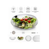 NZR Büyük Boy Cam Salata Kasesi 26 cm - İskandinav Tarz Kase - Şeffaf Kase