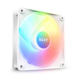 NZXT F120 RGB Çekirdek - 120 mm Hub'a Monte RGB Fan - 8 Ayrı Adreslenebilir LED - Yarı Yarı Saydam Bıçaklar - Yüksek Statik Basınç ve Hava Akışı - Sessiz Çalışma PWM Kontrolü - CAM Yazılımı - Beyaz