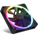 NZXT F120RGB RGB Triple 120 mm, masaüstü bilgisayar, siyah | Kontrolörlü üç adet 120mm PWM RGB fan. Gelişmiş aydınlatma özelleştirme, fısıltı sessiz soğutma, CAM uyumlu.