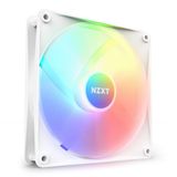 NZXT F140 RGB Çekirdek - 140 mm Hub'a Monte RGB Fan - 8 Ayrı Adreslenebilir LED - Yarı Yarı Saydam Bıçaklar - Yüksek Statik Basınç ve Hava Akışı - Sessiz Çalışma - PWM Kontrolü - CAM Yazılımı - Beyaz