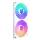 NZXT F280 RGB Core – 280 mm tekli çerçeve fan birimi 2 x 140 mm RGB fanlı – devir sayısı ve aydınlatma kontrolü – yüksek statik basınç ve hava akımı – fan başına 8 aRGB LED – beyaz