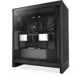 NZXT H Series H7 Flow (2024) CM-H72FB-01 Siyah Mid Tower Gaming (Oyuncu) Kasa