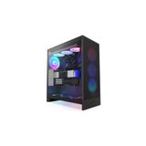 NZXT H Series H7 Flow (2024) RGB CM-H72FB-R1 ATX Siyah Mid Tower Gaming (Oyuncu) Kasa