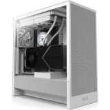NZXT H5 Flow 2024 CC-H52FW-01 Fanlı Beyaz ATX Gaming Bilgisayar Kasası