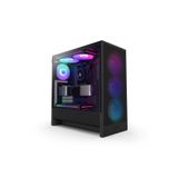 Nzxt H5 Flow (2024) Siyah Rgb Temperli Cam Usb 3.2 Atx Mid Tower Kasa