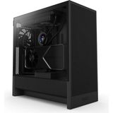 Nzxt H5 Flow Edition Siyah Temperli Cam Usb 3.2 Usb-C Atx Mid Tower Kasa