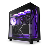 NZXT H6 Flow CC-H61FB-R1 RGB Fanlı Siyah ATX Gaming Bilgisayar Kasası