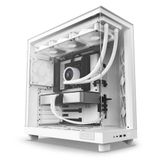 NZXT H6 Flow CC-H61FW-01 Panorama Cam, ATX, 3x120mm Core Fan F120Q, Type-C, Beyaz, Mid Tower Kasa